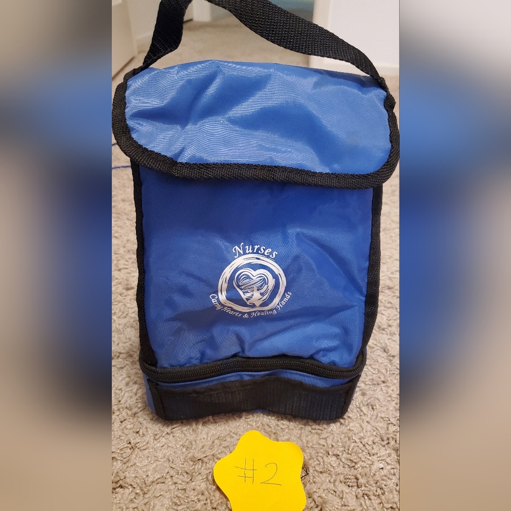 Nurses Caring Hearts & Healing Hands Lunch Bag #2